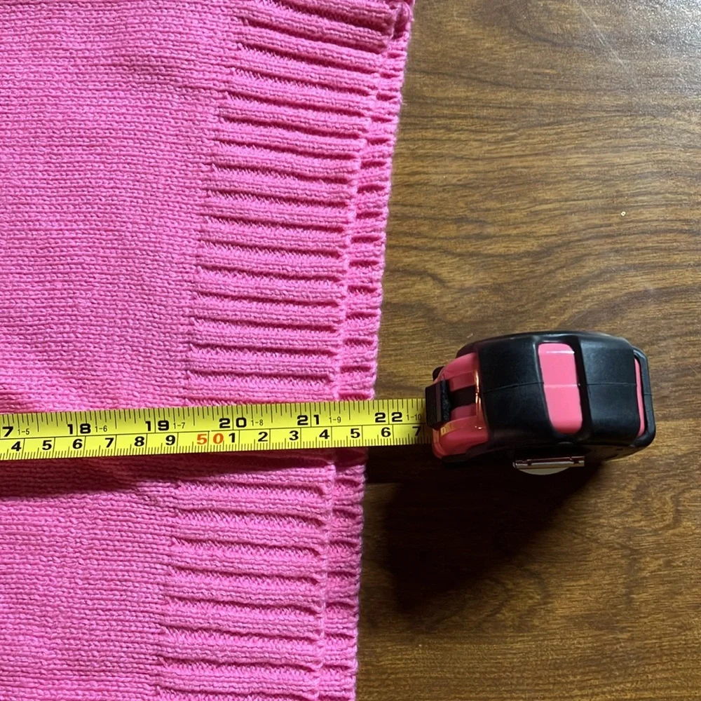 NWT Entro Pink and Red Floral Women's Sweater Short Sleeve Large Super Cute! - Picture 14 of 16